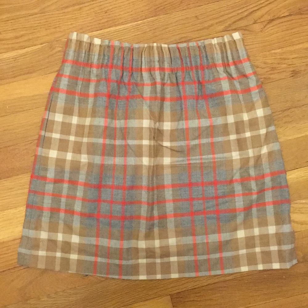 J Crew plaid skirt